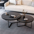 وحدة طاولة سوداء - D70/D50 × 45/40 سم | TA60 