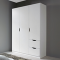 خزانة ملابس بيضاء - ١٢٠ × ٥٠ × ٢٠٠ سم | WD26 